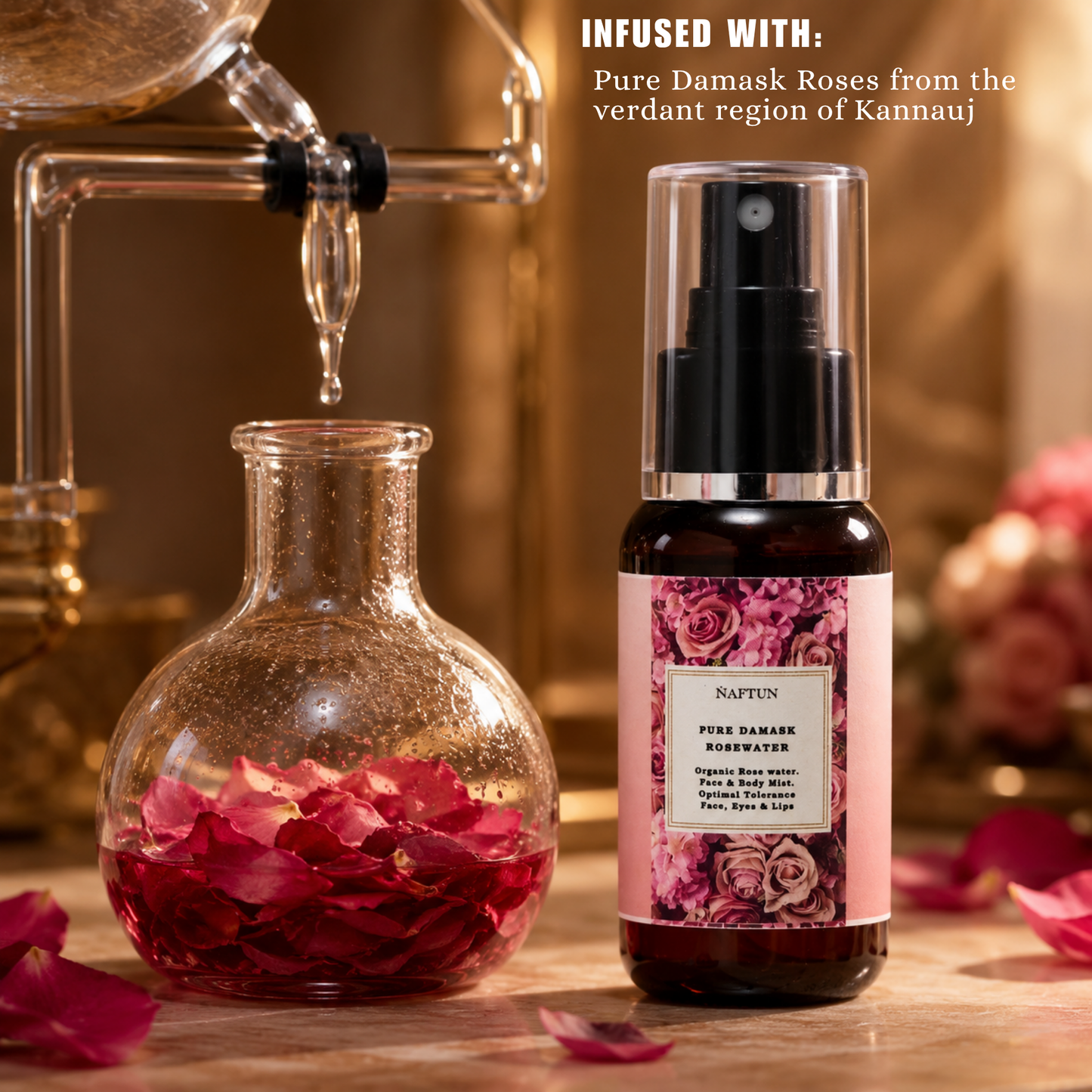 Naftun's Pure Damask Rose Mist