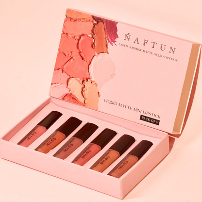 Creme Matte Mini Liquid Lipsticks Set of 6