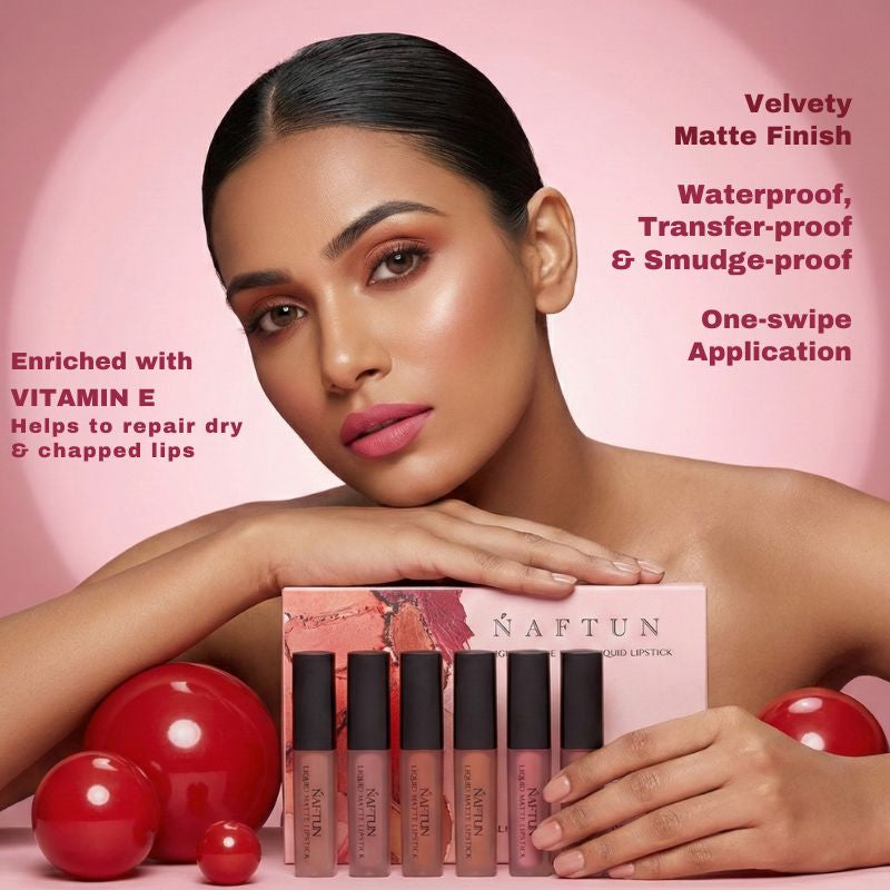 Creme Matte Mini Liquid Lipsticks Set of 6