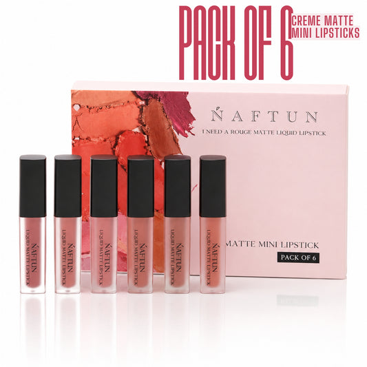 Creme Matte Mini Liquid Lipsticks Set of 6